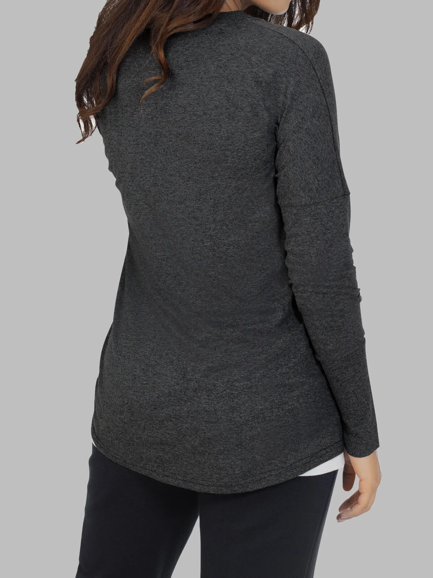 Women's Essentials Long Sleeve Scoop Neck T-Shirt