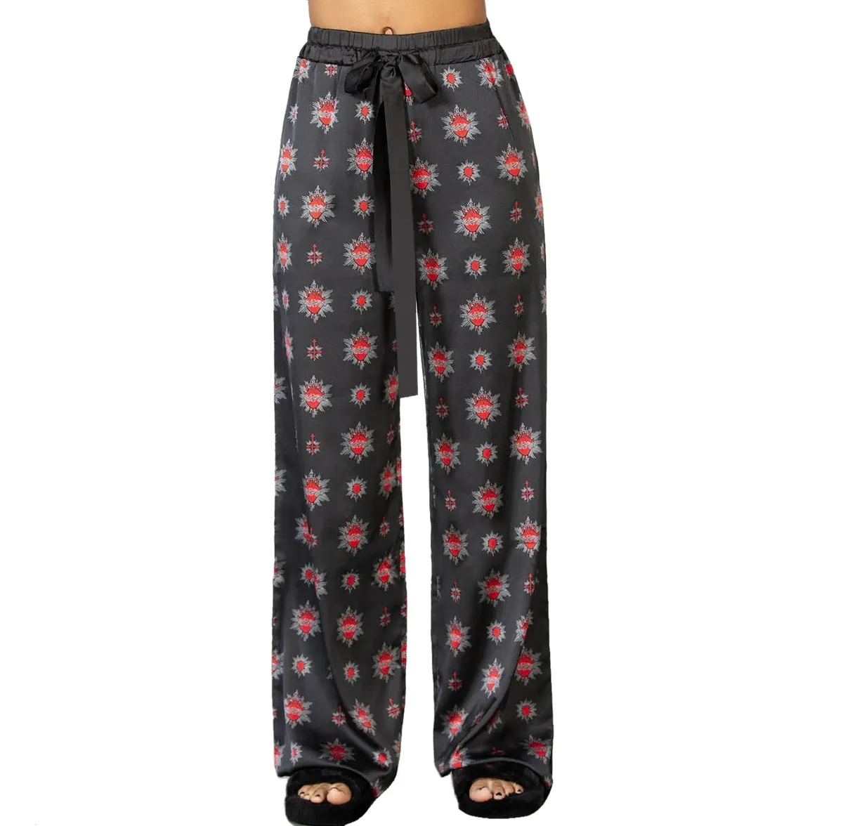 women's Pyjama Pants KILLSTAR - Arrow Of Fate - Black - KSRA010250  -  Metal-shop