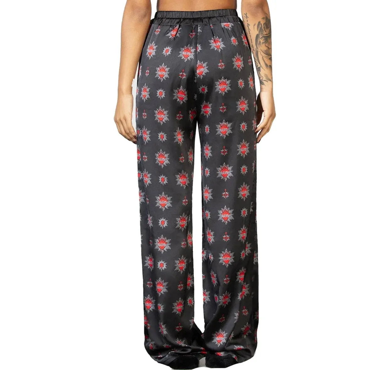 women's Pyjama Pants KILLSTAR - Arrow Of Fate - Black - KSRA010250  -  Metal-shop