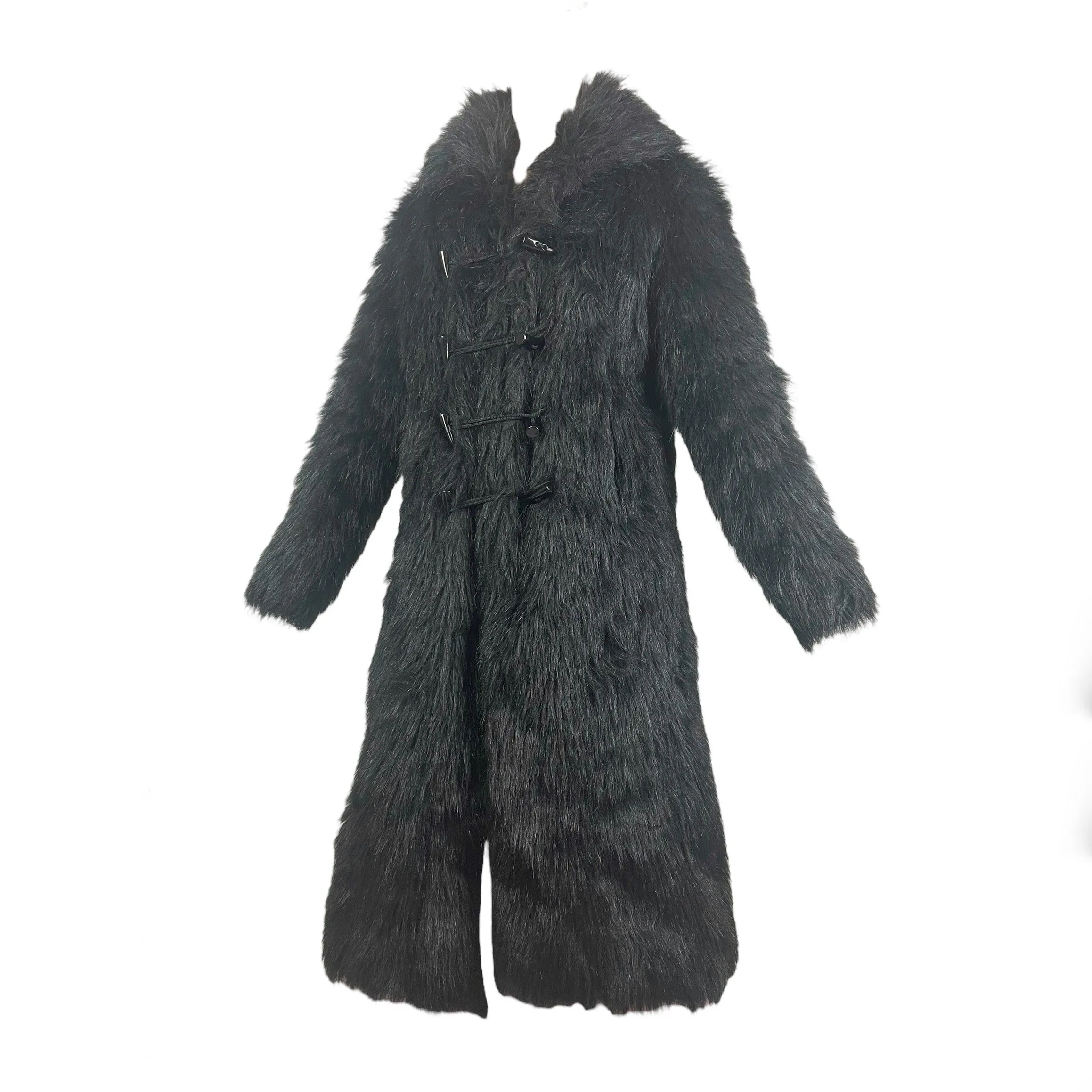 Y2K Must-Have Faux Fur Coat Result: Y2K Essential Faux Fur Coat - Shop Now!