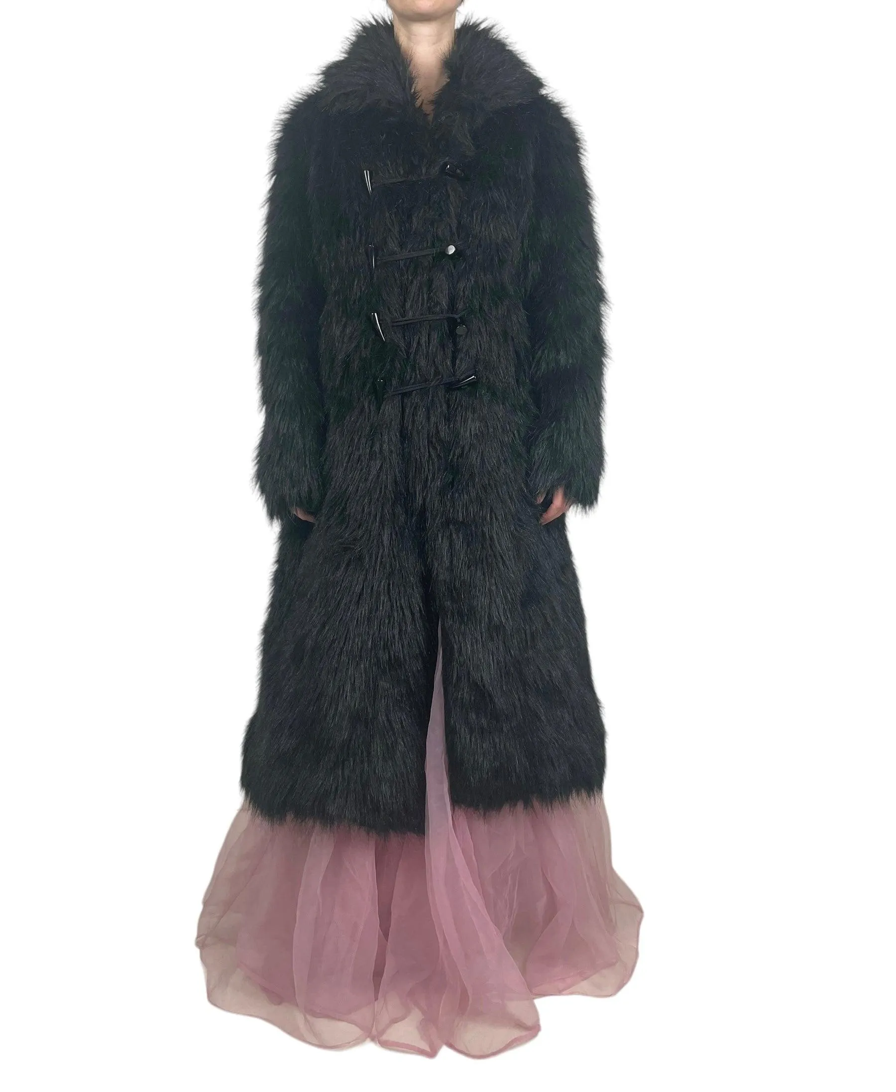 Y2K Must-Have Faux Fur Coat Result: Y2K Essential Faux Fur Coat - Shop Now!